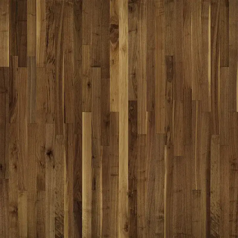 Hallmark Floors American Traditional Classics Natural Walnut Engineered Hardwood, installed in a room