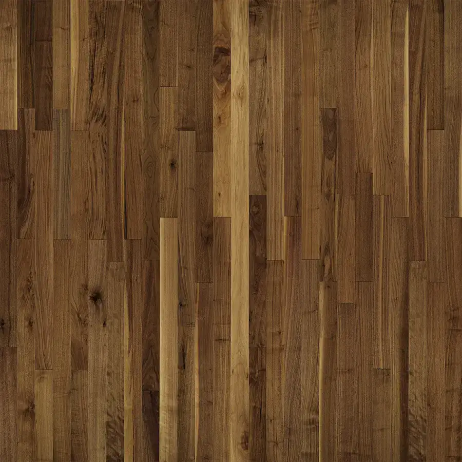 Hallmark Floors American Traditional Classics Natural Walnut Engineered Hardwood, installed in a room