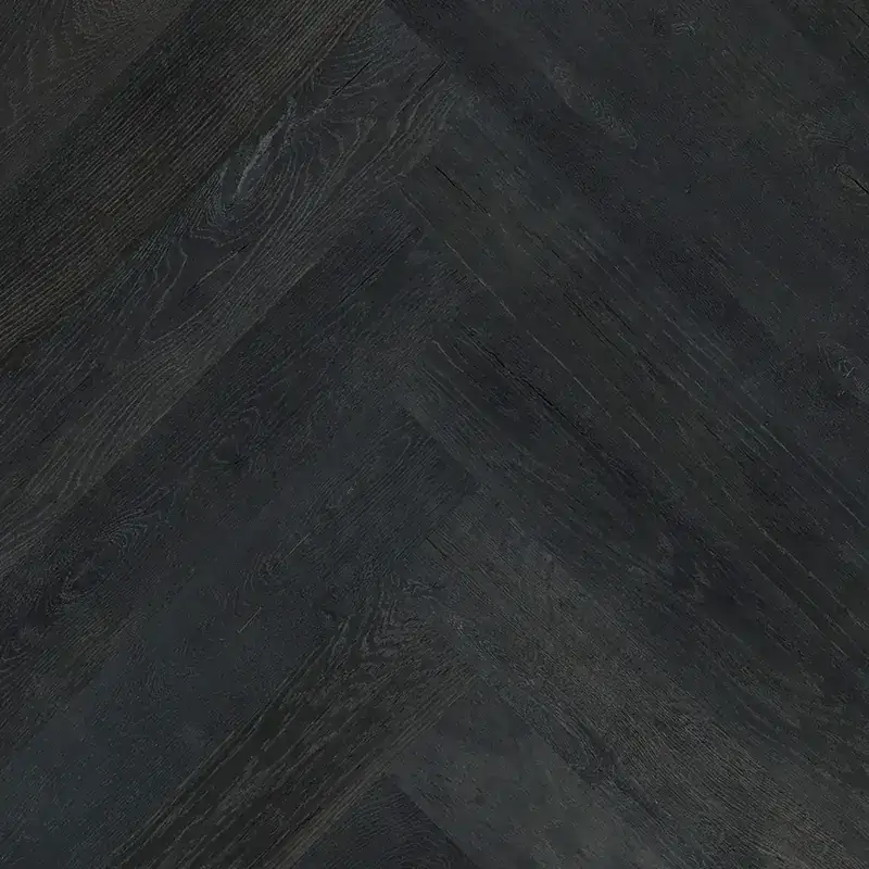 Hallmark Floors Design Emporium Obsidian Oak Engineered Hardwood, installed in a room