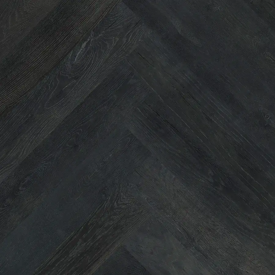 Hallmark Floors Design Emporium Obsidian Oak Engineered Hardwood, installed in a room