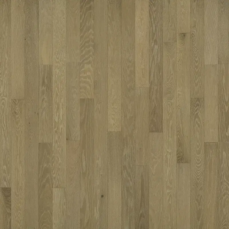 Hallmark Floors Crestline Solid Pikes Red Oak Solid Hardwood, installed in a room