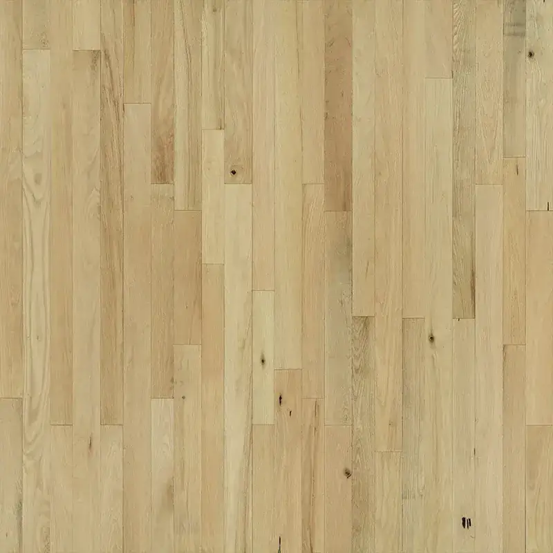 Hallmark Floors Organic Solid Poppy Seed Oak Red Oak Solid Hardwood, installed in a room