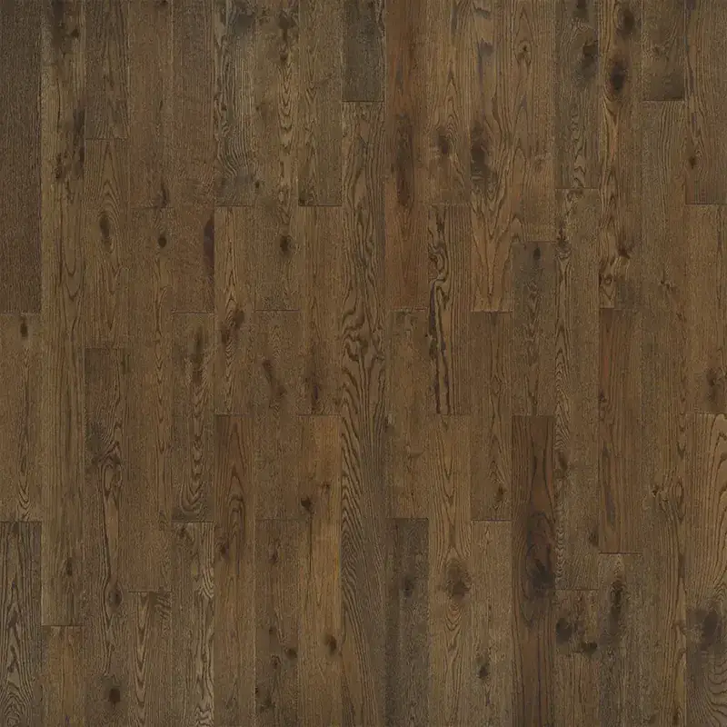 Hallmark Floors Crestline Solid Porter Red Oak Solid Hardwood, installed in a room