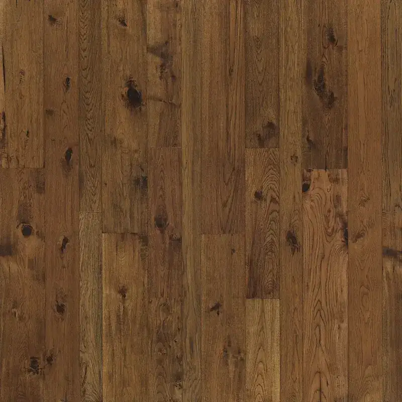 Hallmark Floors Monterey Puebla Hickory Engineered Hardwood, installed in a room