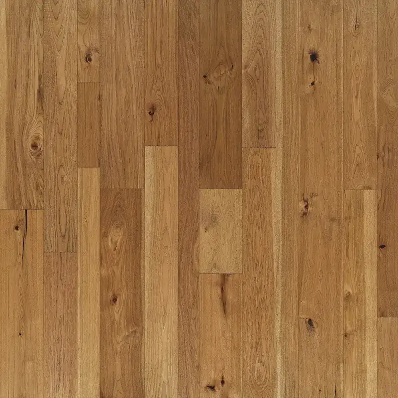 Hallmark Floors Monterey Ranchero Hickory Engineered Hardwood, installed in a room