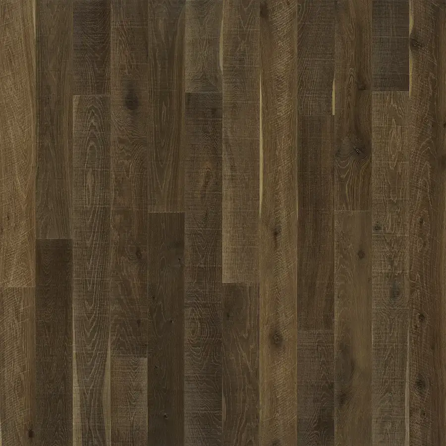 Hallmark Floors Grain & Saw Ruskin Oak Engineered Hardwood, installed in a room