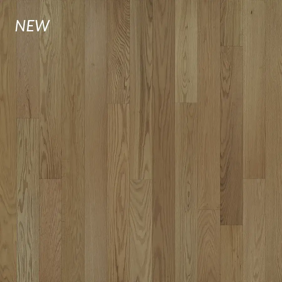 Hallmark Floors Novella Salinger Red Oak Engineered Hardwood, installed in a room