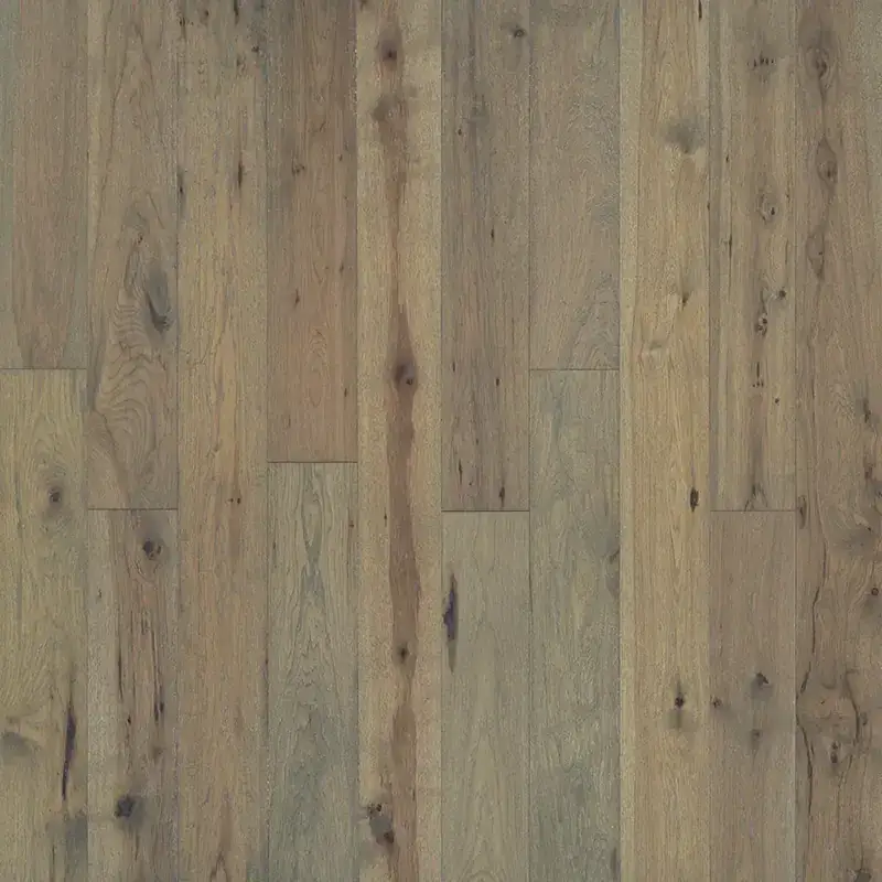 Hallmark Floors Ventura Sandbar Hickory Engineered Hardwood, installed in a room