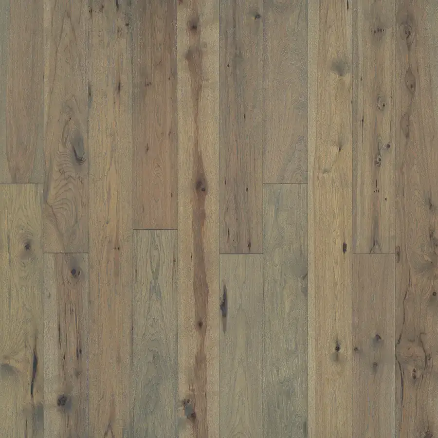 Hallmark Floors Ventura Sandbar Hickory Engineered Hardwood, installed in a room