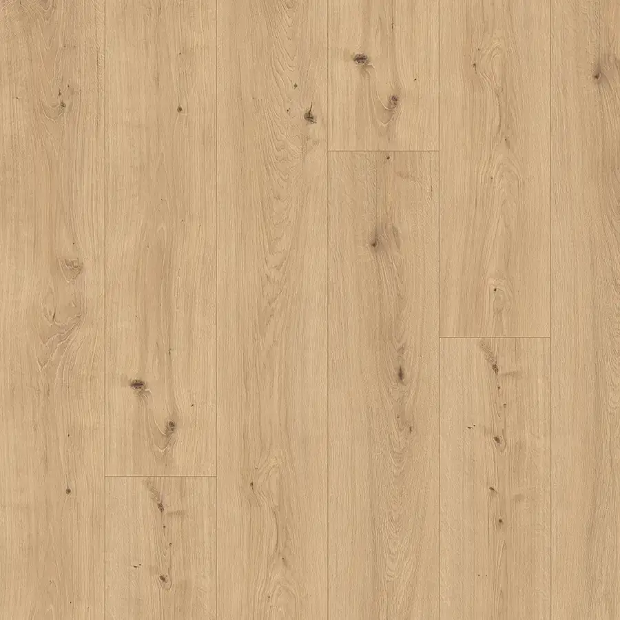Hallmark Floors Crescendo Symphony Oak Laminate Flooring, installed in a room