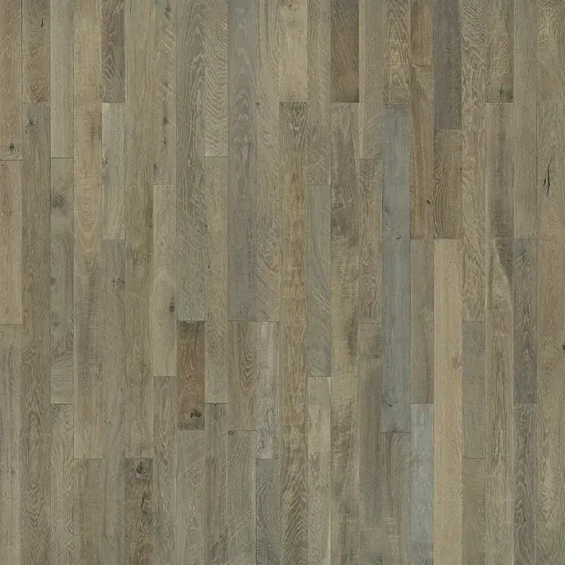 Hallmark Floors Organic Solid Tarragon Oak Solid Hardwood, installed in a room