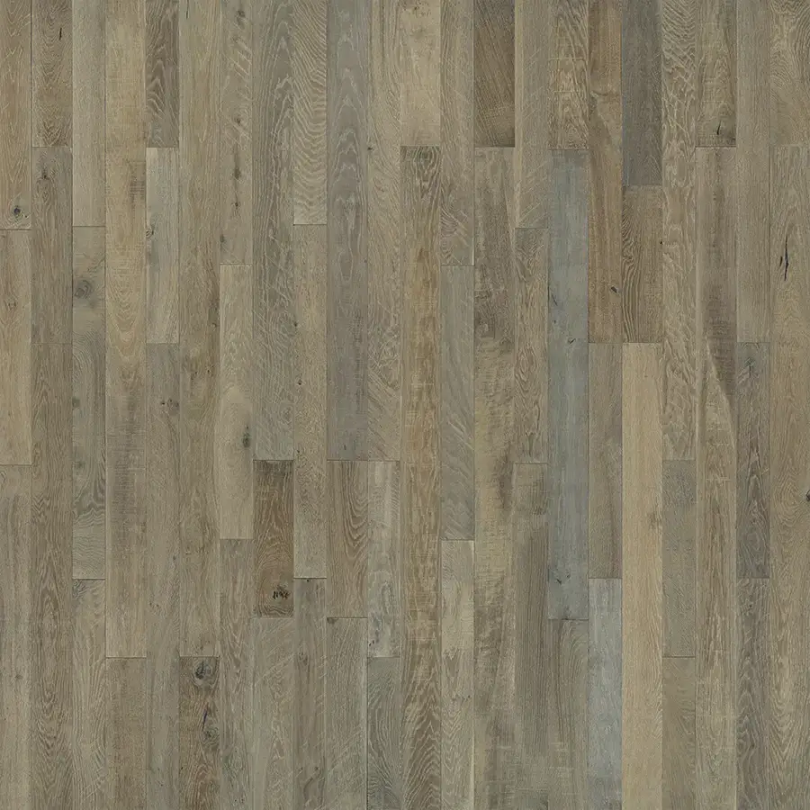 Hallmark Floors Organic Solid Tarragon Oak Solid Hardwood, installed in a room