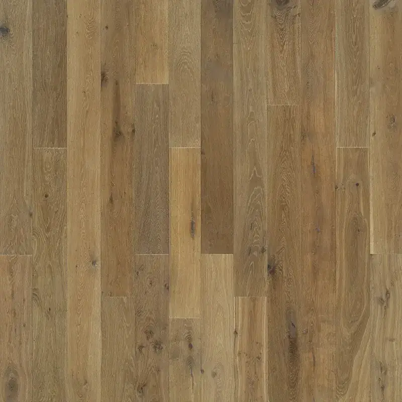 Hallmark Floors Novella Twain Oak Engineered Hardwood, installed in a room