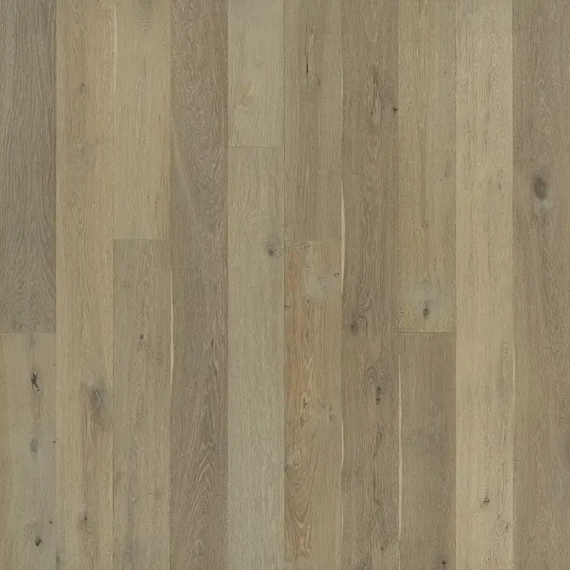 Hallmark Floors Ventura White Cap Oak Engineered Hardwood, installed in a room