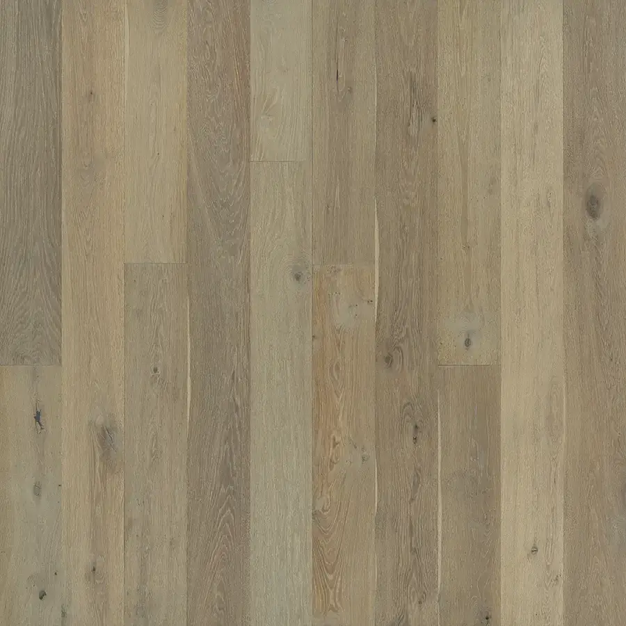 Hallmark Floors Ventura White Cap Oak Engineered Hardwood, installed in a room