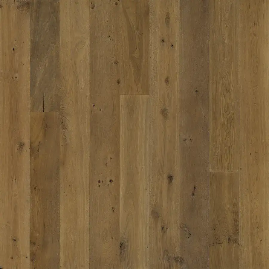 Hallmark Floors Avenue Wilshire Oak Engineered Hardwood, installed in a room