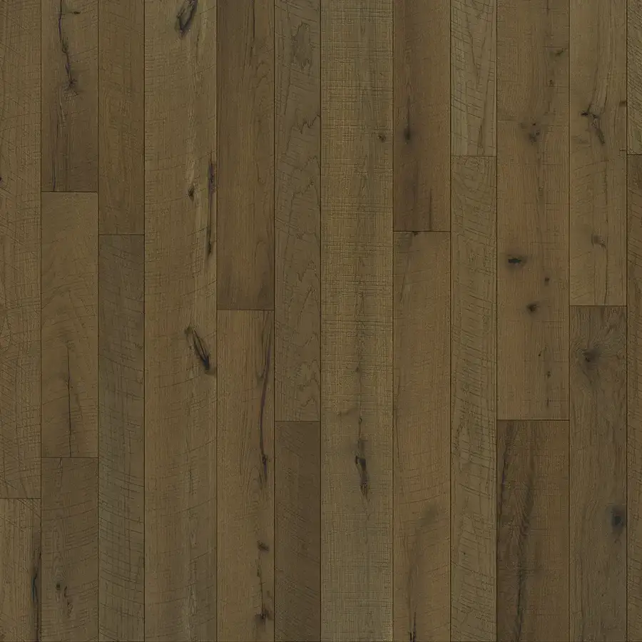 Hallmark Floors Organic 567 Yerba Red Oak Engineered Hardwood, installed in a room