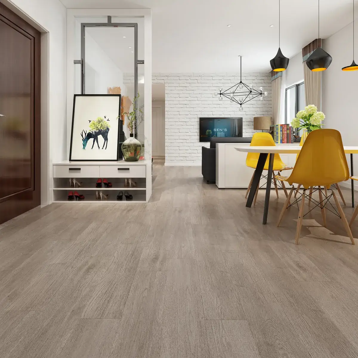 Hennessy Wood Floors Signature I Donato French Oak Engineered Hardwood, room view