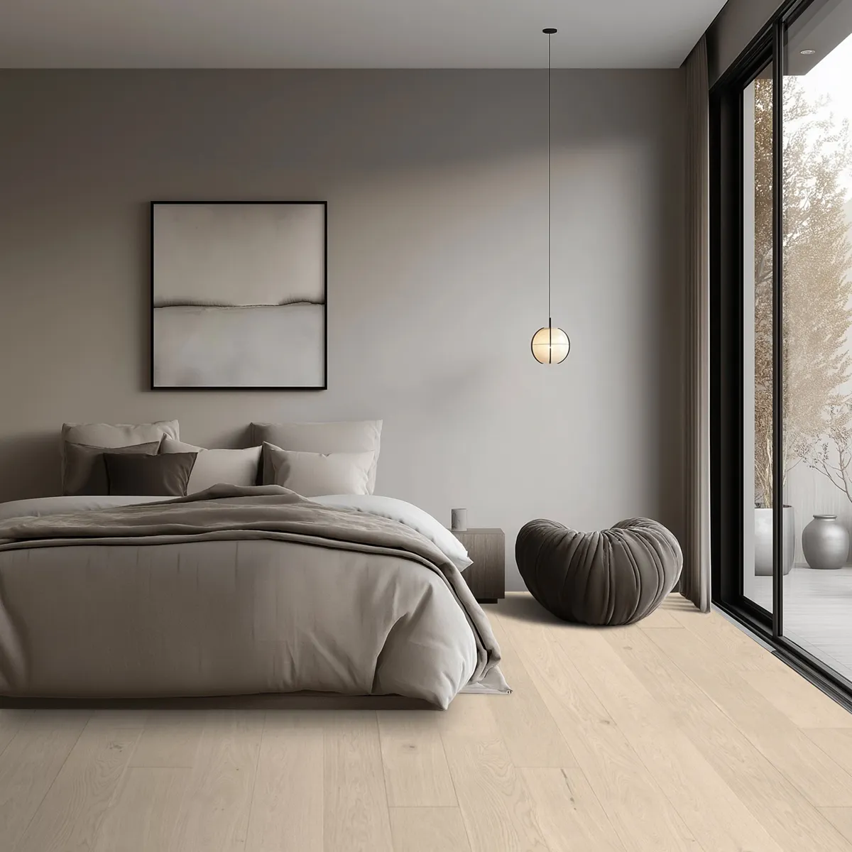 Hennessy Wood Floors Signature II Ivory 2 French Oak Engineered Hardwood, room view