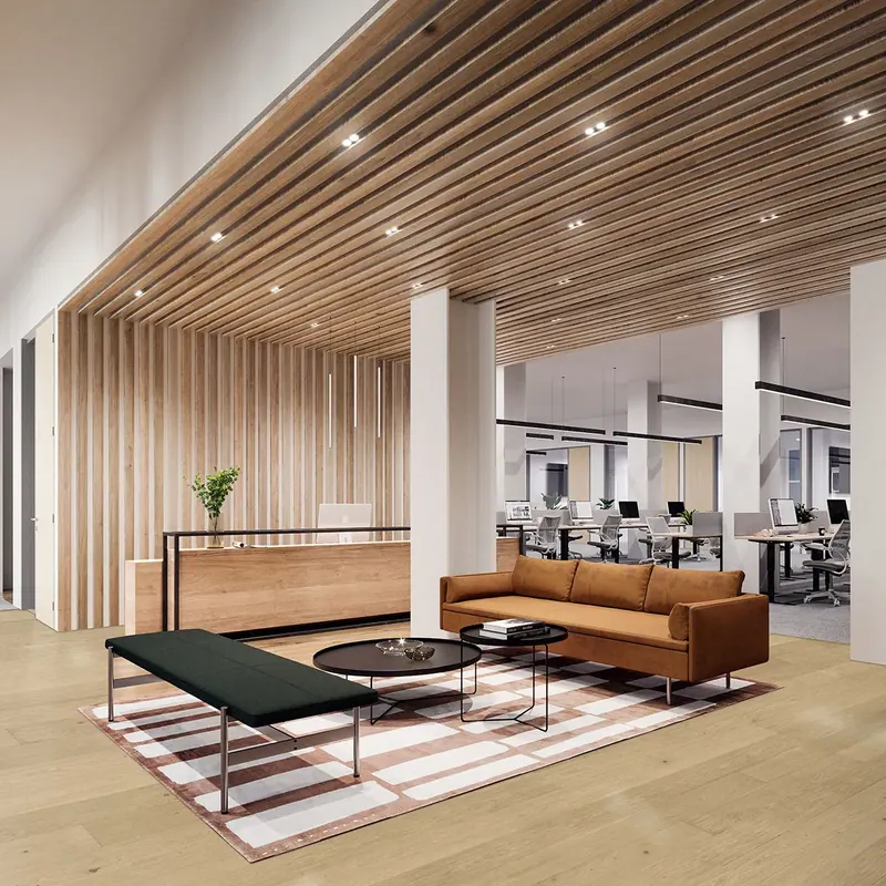 Hennessy Wood Floors Signature II Natural 2 French Oak Engineered Hardwood, room view