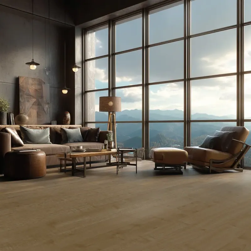 Hennessy Wood Floors Standard Mist Maple Engineered Hardwood, room view