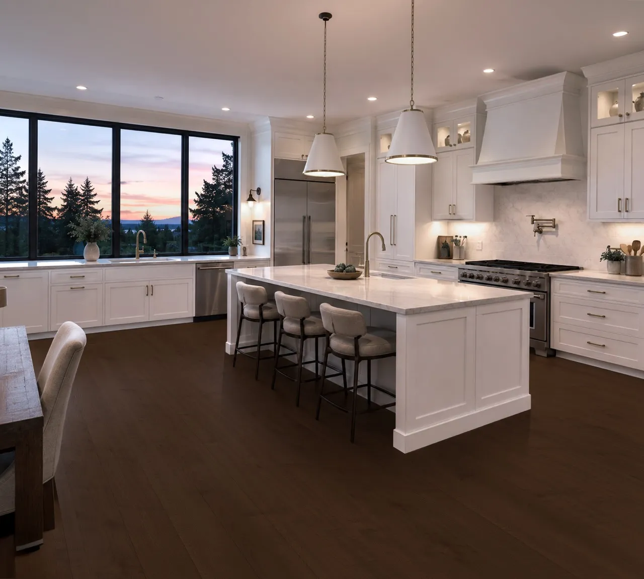 Hennessy Wood Floors Standard Sable Maple Engineered Hardwood, room view