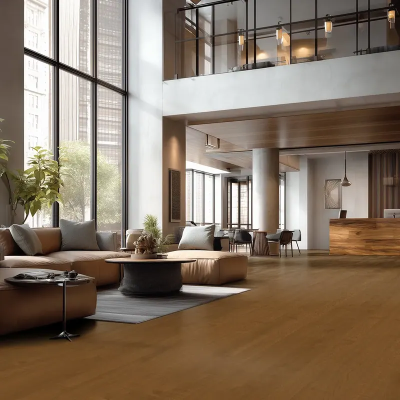 Hennessy Wood Floors Standard Tuscan Maple Engineered Hardwood, room view