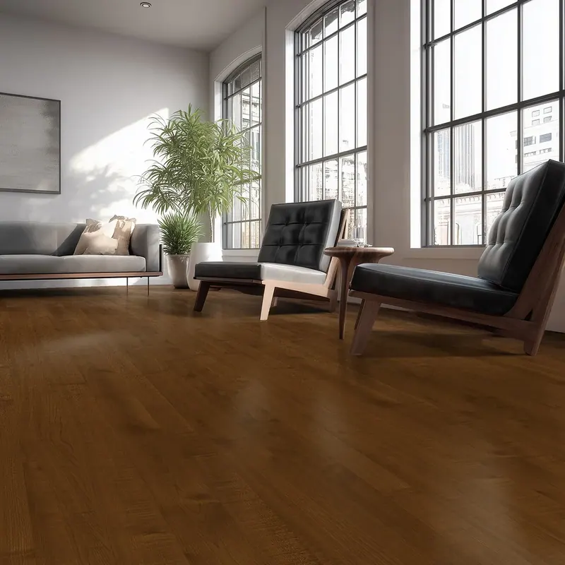 Hennessy Wood Floors Standard Umber Maple Engineered Hardwood, room view