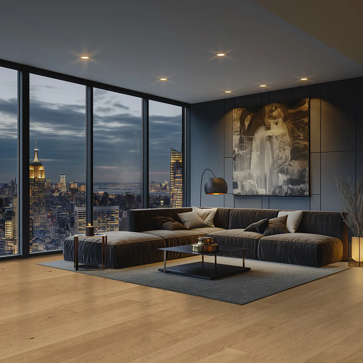 Hennessy Wood Floors Supreme Griffin 4 French Oak Engineered Hardwood, room view