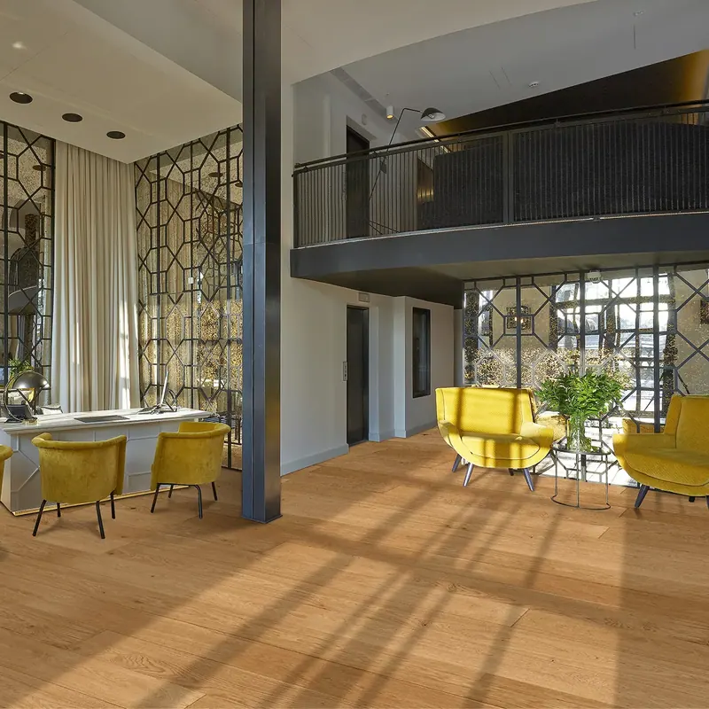 Hennessy Wood Floors Supreme Henley French Oak Engineered Hardwood, room view