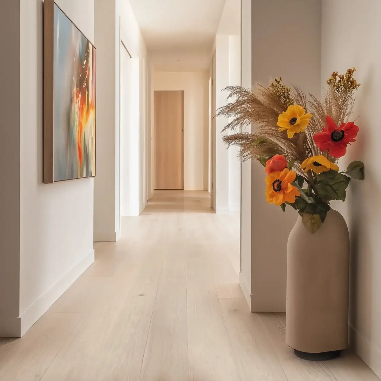 Hennessy Wood Floors Supreme Ivory 4 French Oak Engineered Hardwood, room view