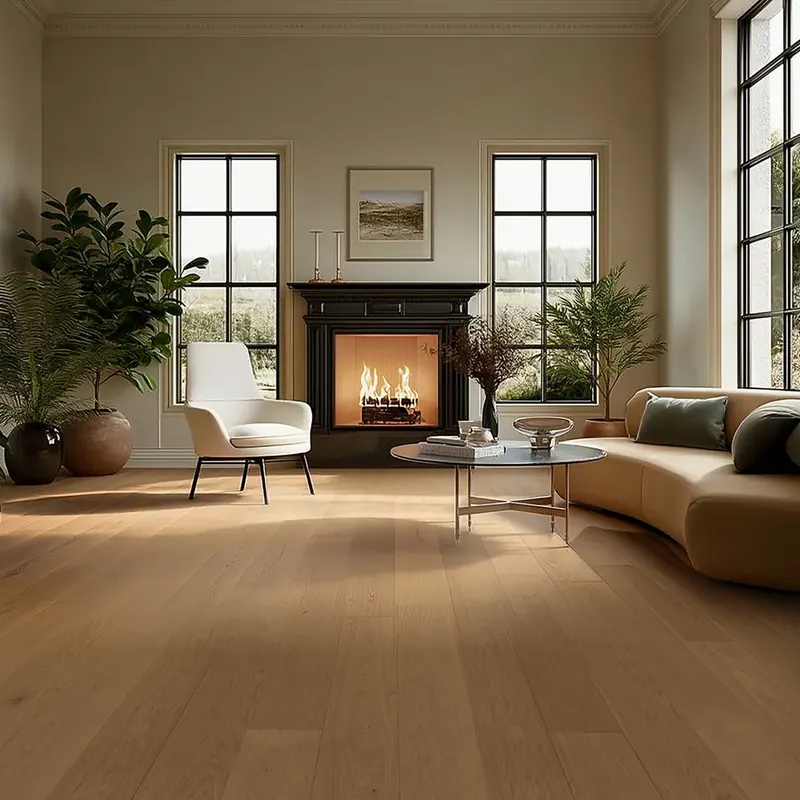 Hennessy Wood Floors Supreme Rylan 4 French Oak Engineered Hardwood, room view