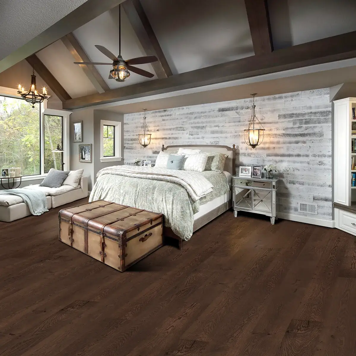 Hennessy Wood Floors Supreme Sienna French Oak Engineered Hardwood, room view