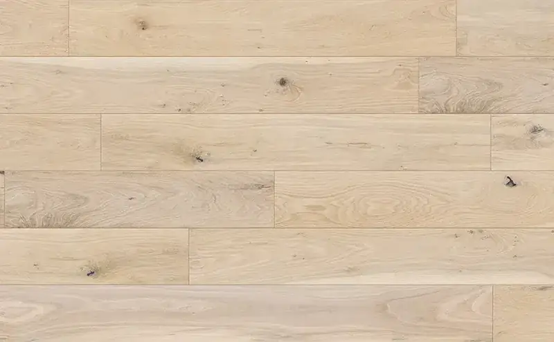 Johnson Hardwood Countryside Oak Tortilla European Oak Engineered Hardwood, installed in a room