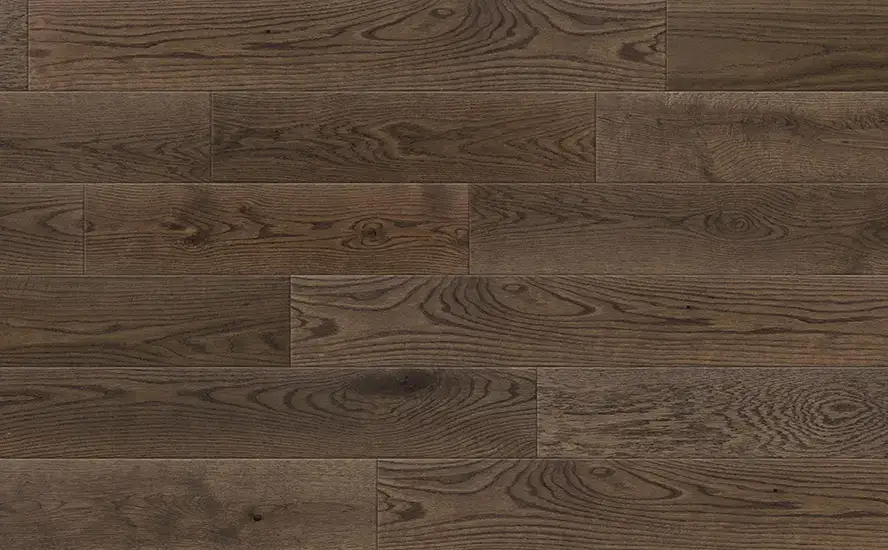 Johnson Hardwood Countryside Oak Hazelnut European Oak Engineered Hardwood, installed in a room