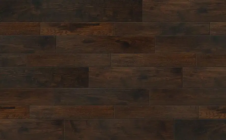 Johnson Hardwood Tuscan Florence Hickory Engineered Hardwood, installed in a room