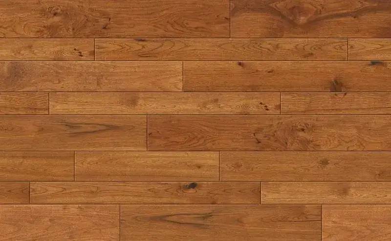 Johnson Hardwood Tuscan Catania Vintage Hickory Engineered Hardwood, installed in a room