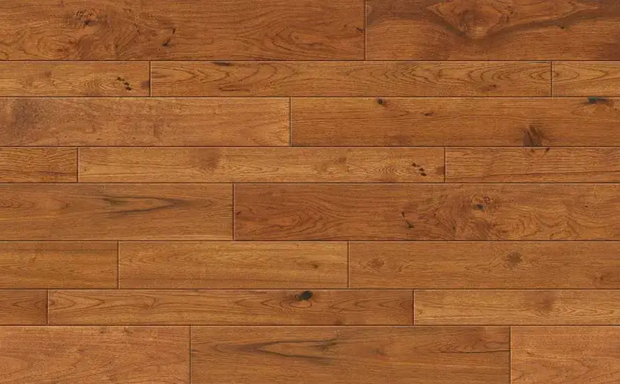 Johnson Hardwood Tuscan Catania Vintage Hickory Engineered Hardwood, installed in a room