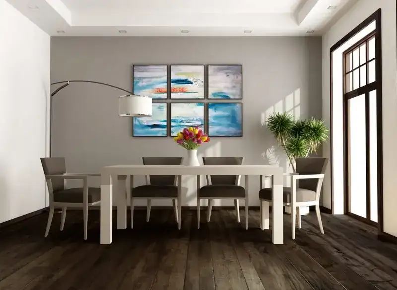 Johnson Hardwood English Pub Stout Maple Engineered Hardwood, installed in a room