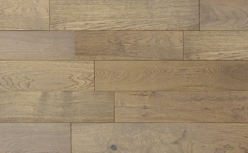 Johnson Hardwood Blue Ridge Frostburg American & European Oak Engineered Hardwood, installed in a room