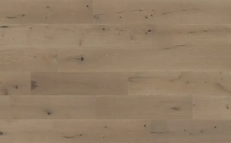 Johnson Hardwood Coastal Signature European Oak Pacifica 7-1/2″ Engineered Hardwood, installed in a room
