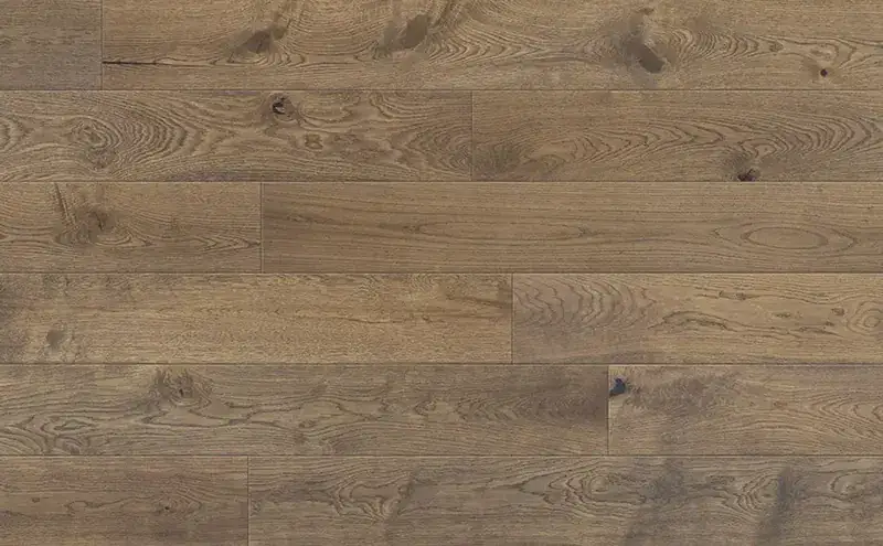 Johnson Hardwood Coastal Signature European Oak Marin Engineered Hardwood, installed in a room