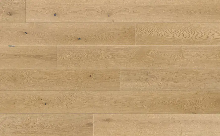 Johnson Hardwood Coastal Signature European Oak Sonoma Engineered Hardwood, installed in a room