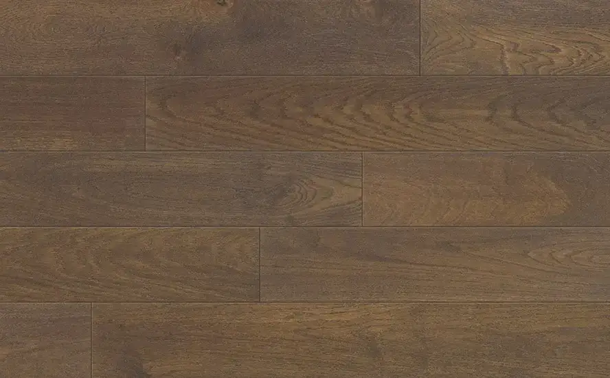 Johnson Hardwood Crestline Highland European Oak Engineered Hardwood, installed in a room