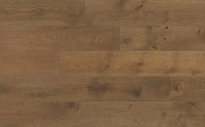 Johnson Hardwood Crestline Ridgewood European Oak Engineered Hardwood, installed in a room