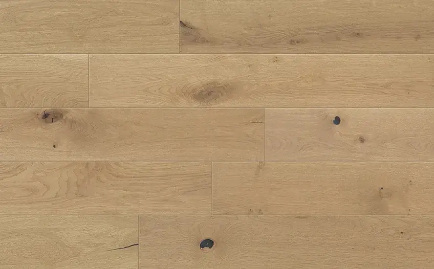 Johnson Hardwood Crestline Summit European Oak Engineered Hardwood, installed in a room