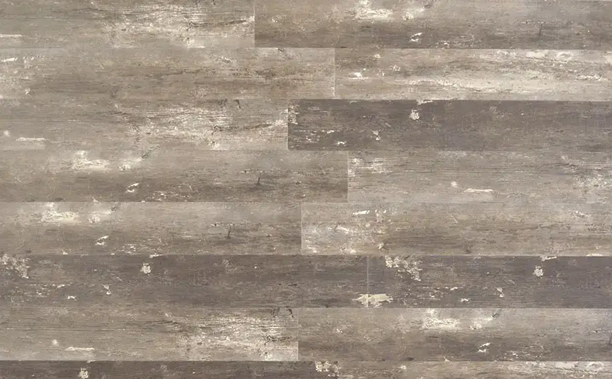Johnson Hardwood Farmhouse Manor Nightfall SPC Flooring, installed in a room
