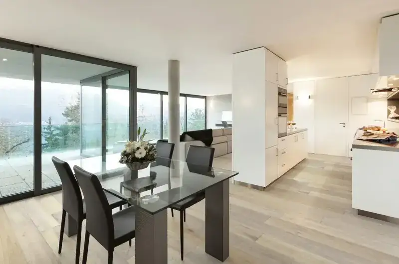 Johnson Hardwood British Isles Swansea American & European Oak Engineered Hardwood, installed in a room