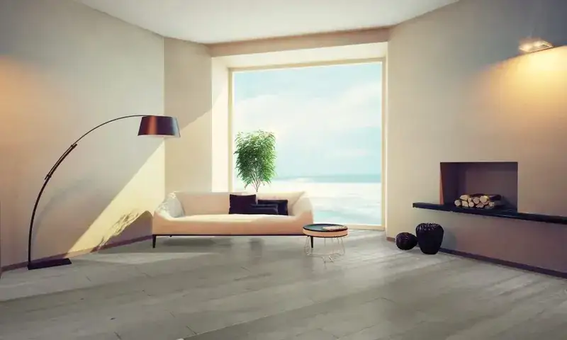 Johnson Hardwood British Isles Limerick American & European Oak Engineered Hardwood, installed in a room