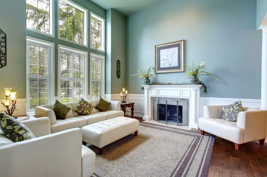 Johnson Hardwood Frontier Dakota Birch Engineered Hardwood, installed in a room